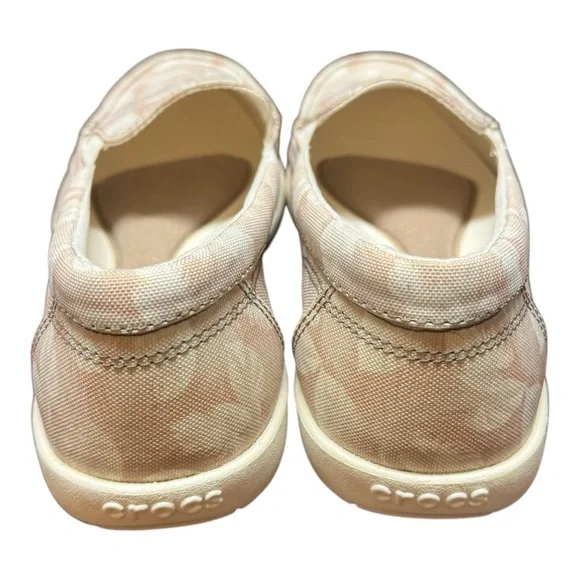 Walu II Canvas Graphic CROCS Casual Loafer Womens 7 - Picture 8 of 9